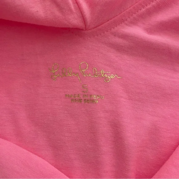 NWT - Lilly Pulitzer Alessa Top, Pelican Pink, size Small - Picture 6 of 7